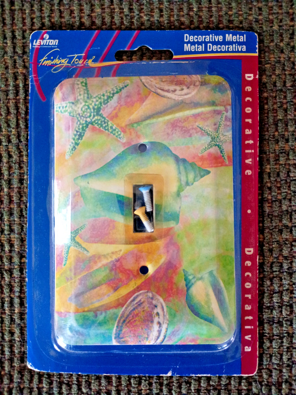 Leviton Seashell Beach Ocean Aquatic Bathroom Light Switch Cover New In Package