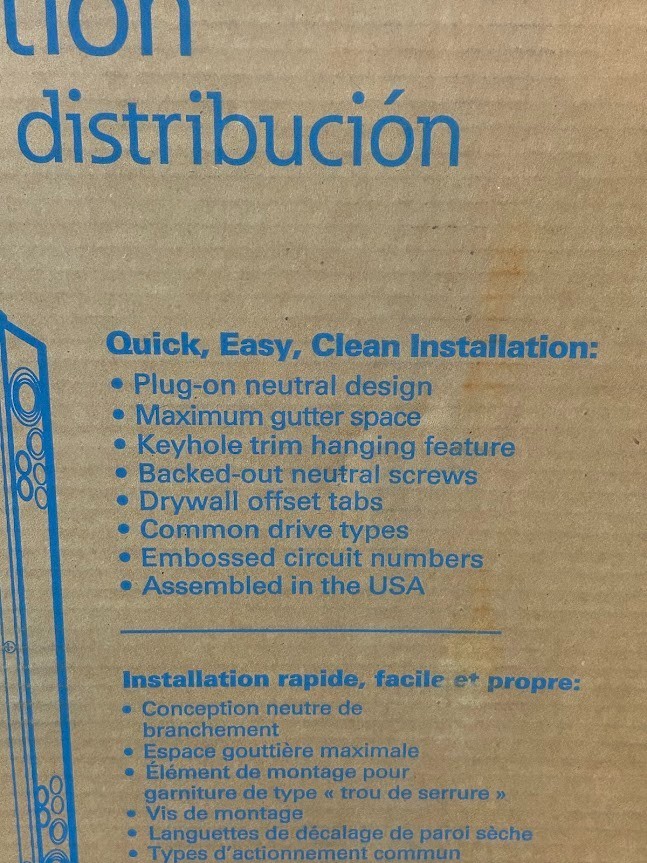 Eaton BR 150A 30SPC 60 Circuit Main Breaker Indoor Plug On Neutral Load Center