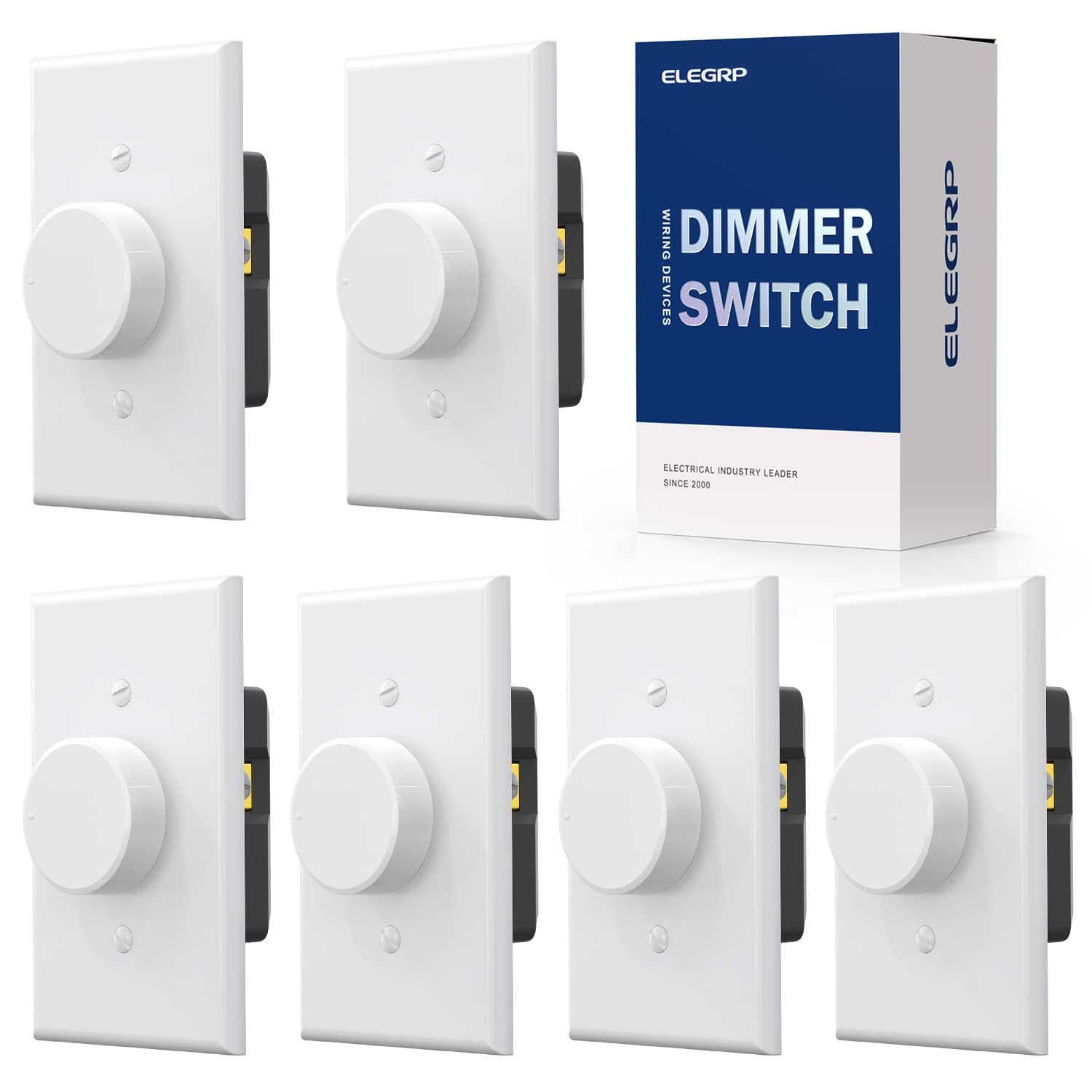 Digital Rotating Dimmer Switch for Dimmable LED, CFL and Incandescent Light Lamp