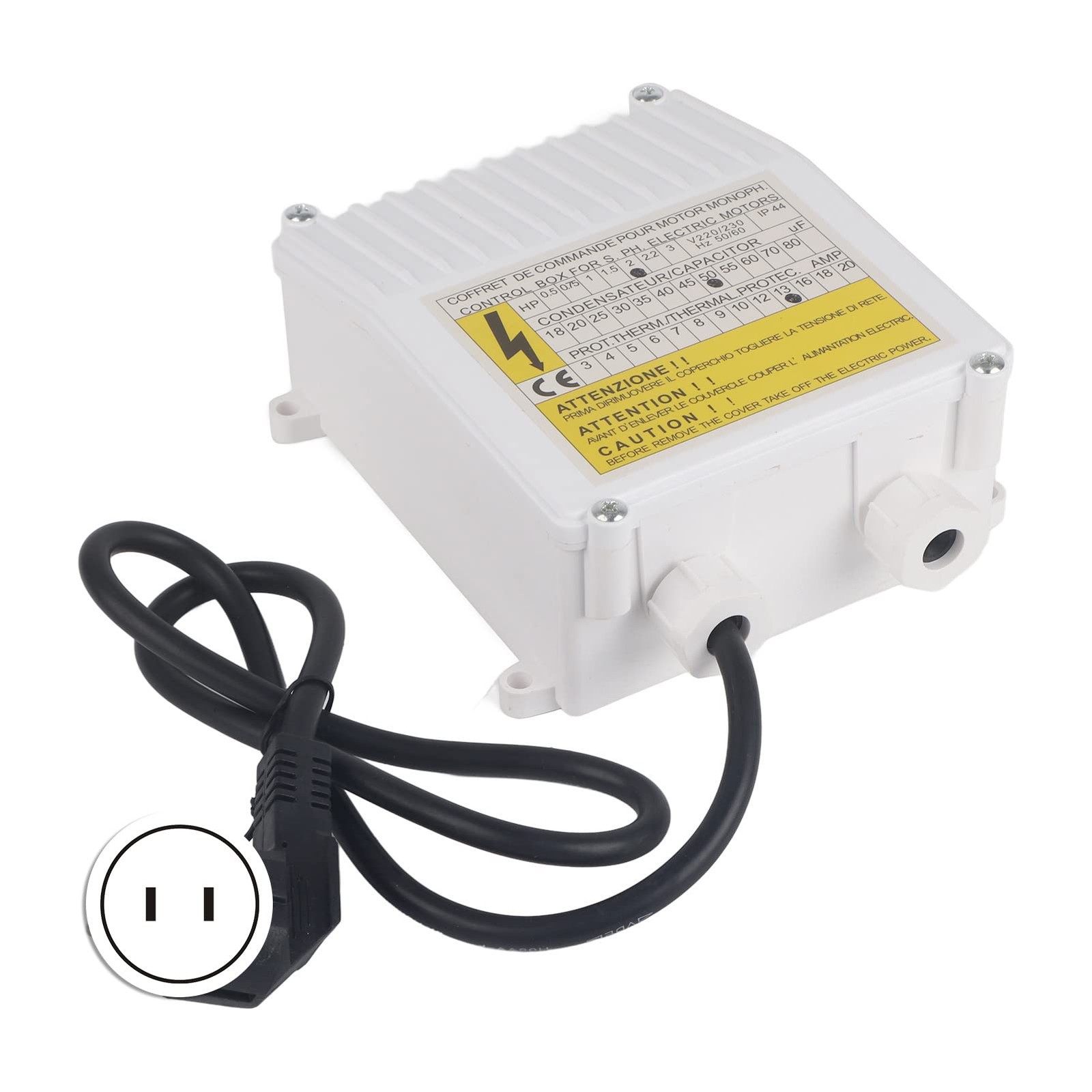 Klanata 2HP Submersible Pump Controller, 80uf 25A Control Box for Deep Well…