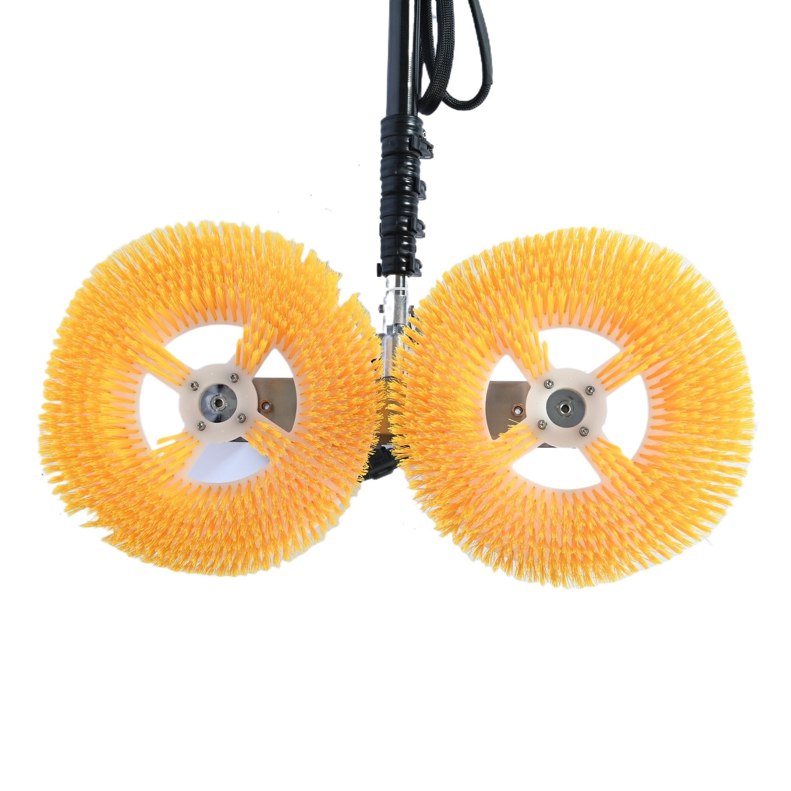 Solar Panel Cleaning Machine Double Head Retractable Photovoltaic Panels Brush