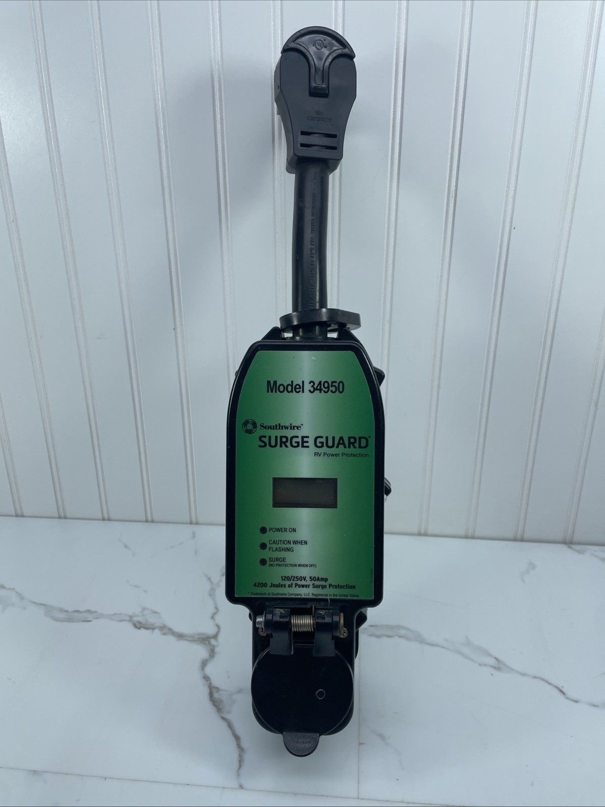 Southwire 50A Portable Surge Guard LCD Display RV Camper Power Protection 34950