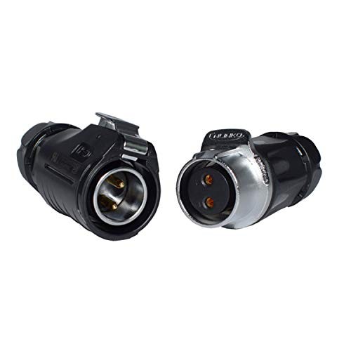 10AWG 2 Pin Power Industrial Circular Connector，for Furrion,Solar 40cm/1.3ft
