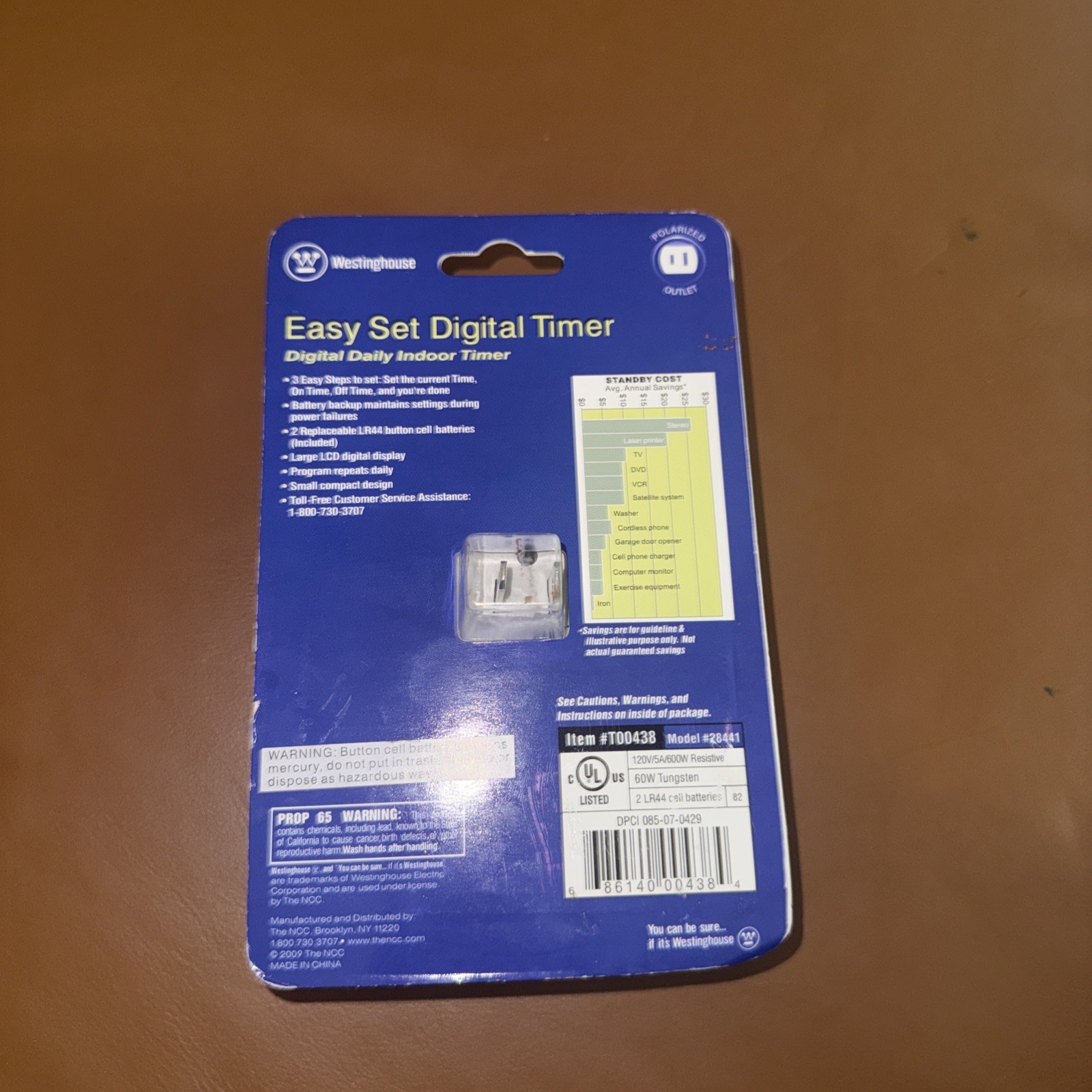 Westinghouse Model 28441 Indoor Easy Set Digital Timer Brand New – Sealed NEW