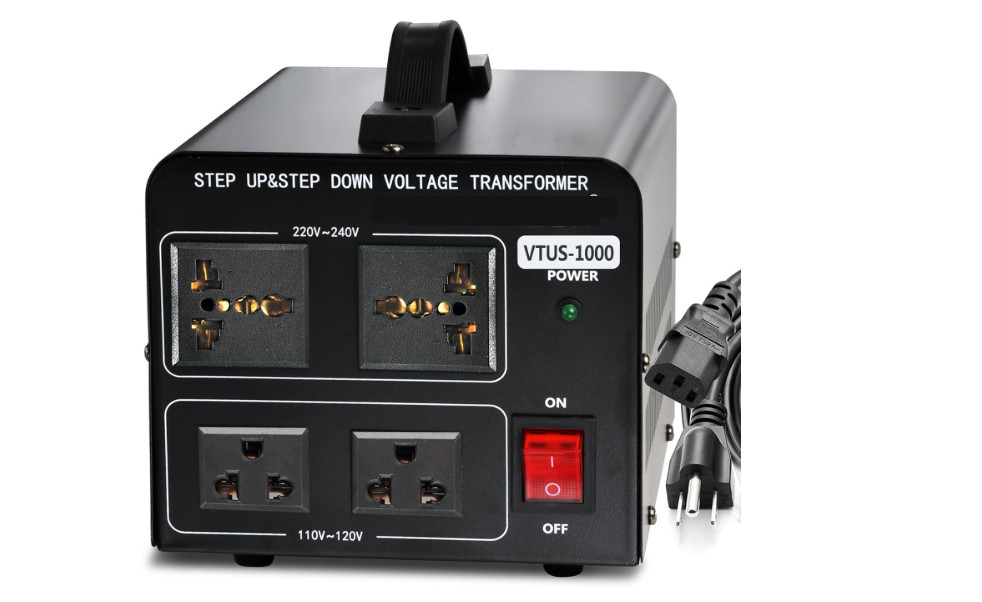 Convertidor de Voltaje 1000W Bidireccional 110V/220V con Protección Segura