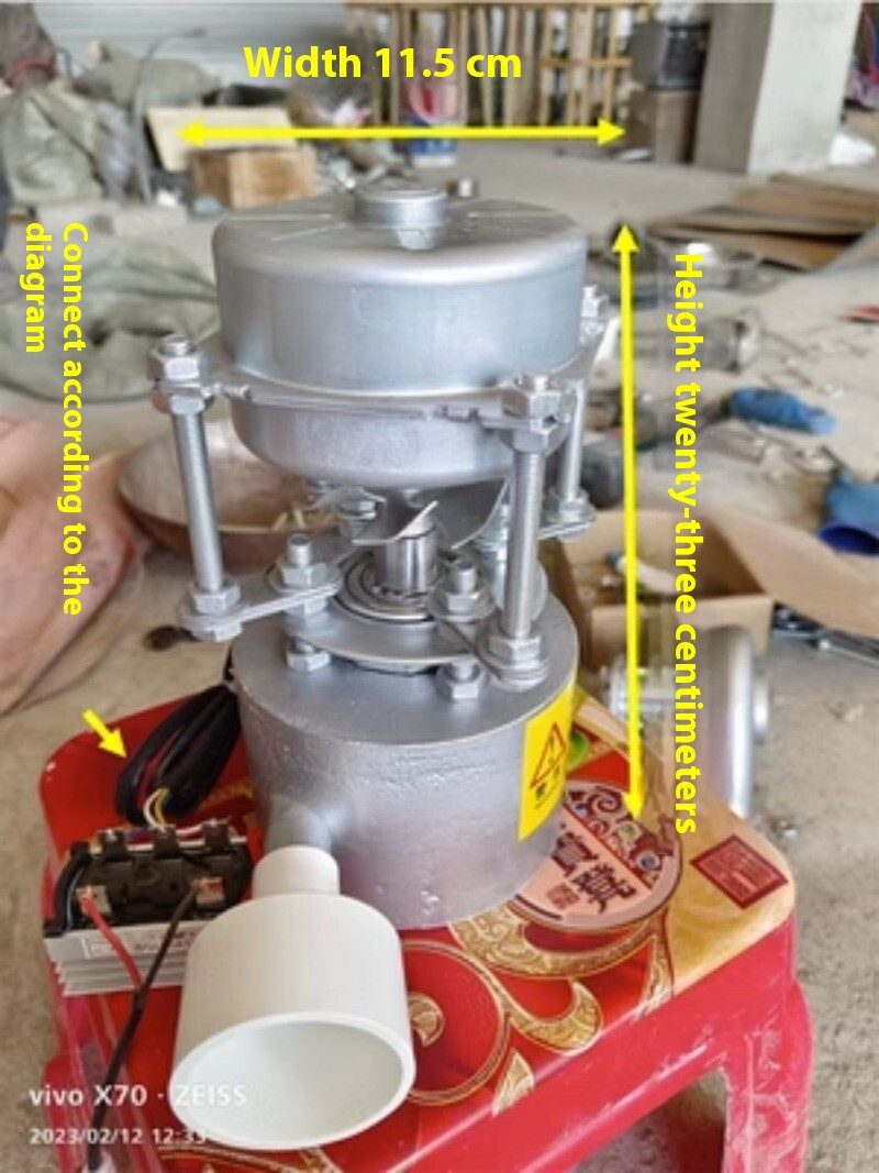 Aluminium Alloy Hydroelectric 1000 Turbine Generator Small-scale 220-volt