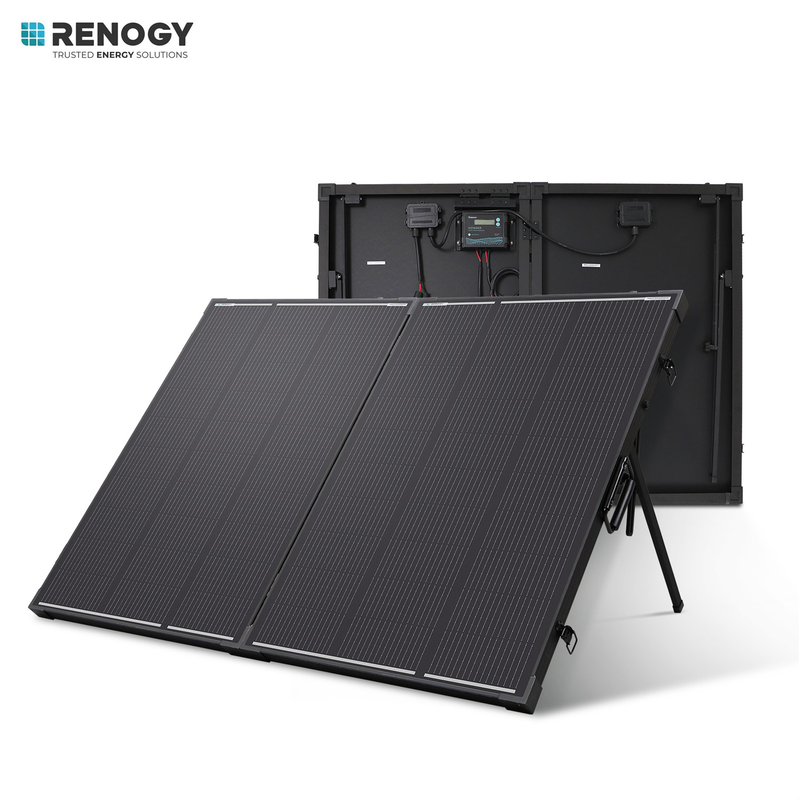 Renogy 200W 12V N-Type Portable Solar Panel Suitcase Kit with 20A PWM Controller