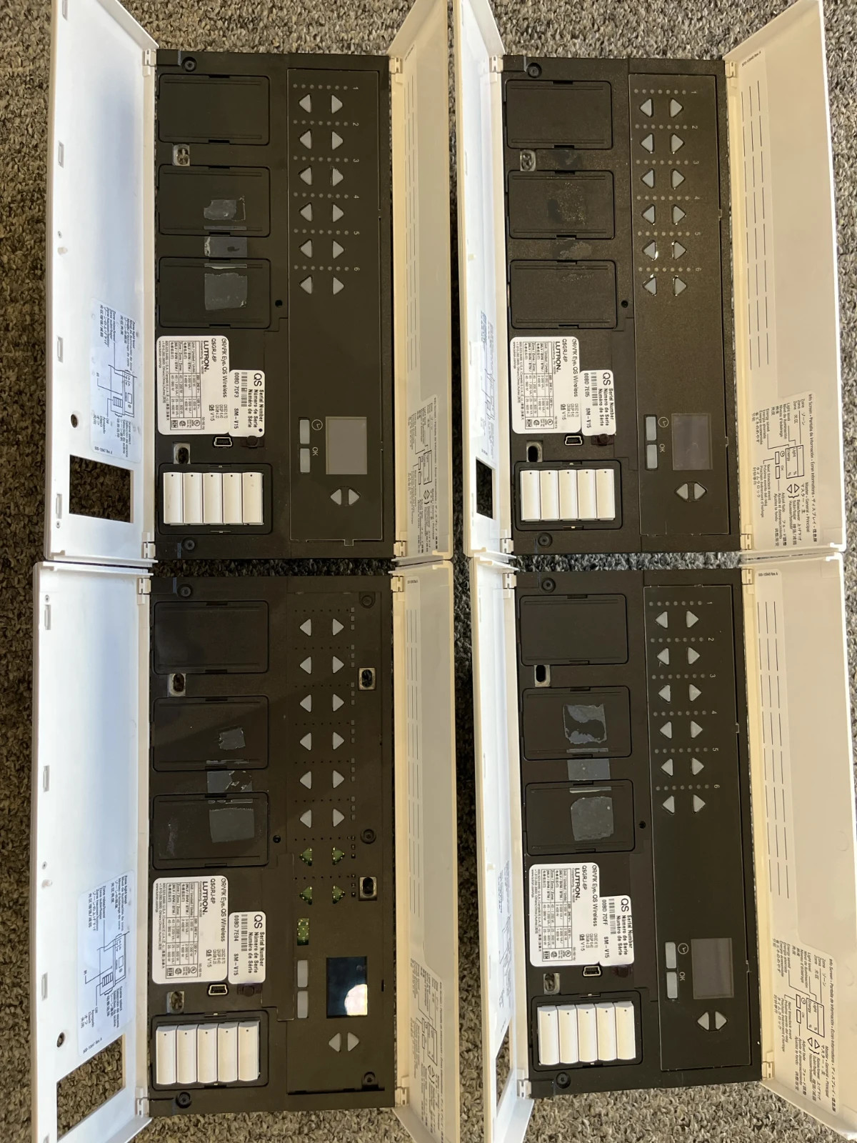Lutron Grafik Eye QS Wireless QSGRJ-6P 6-Zone Lighting Control – Tested Working
