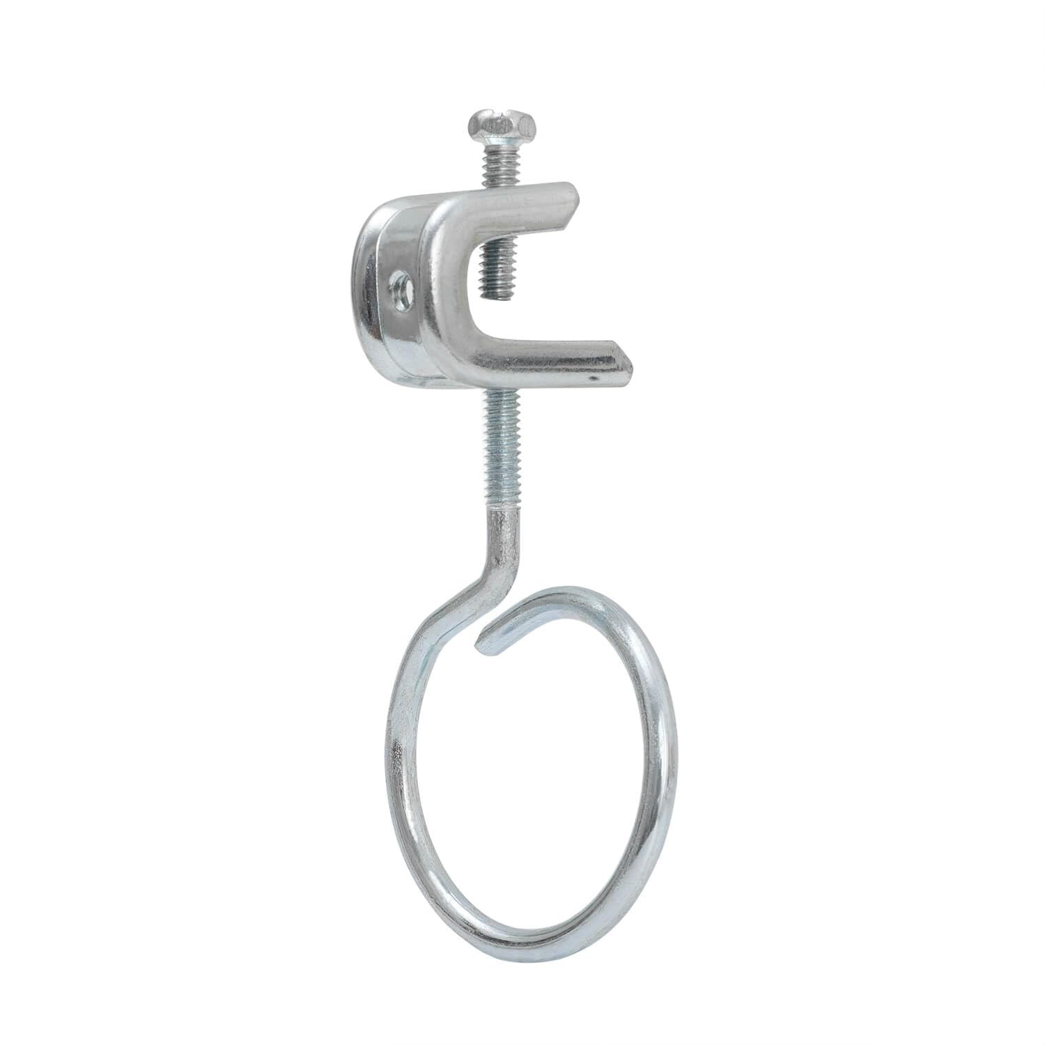 NIDAYE 1/4″-20 Machine Threaded Bridle Rings, 2″ Diameter 2 inch, Silver