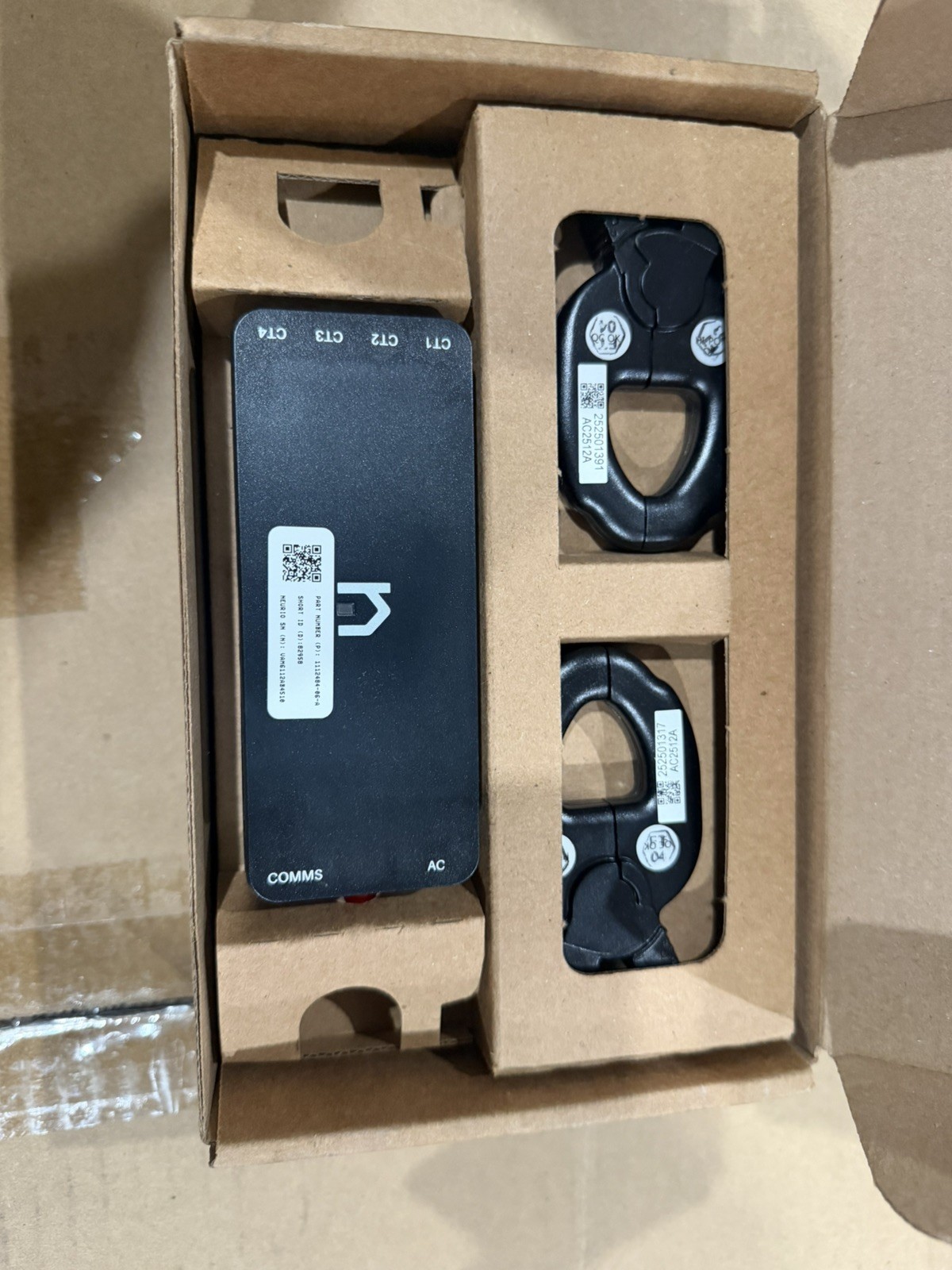 Tesla 1112484-06-A Neurio W2 Meter Kit, 110-240VAC, 200Amp CT – NEW In Box
