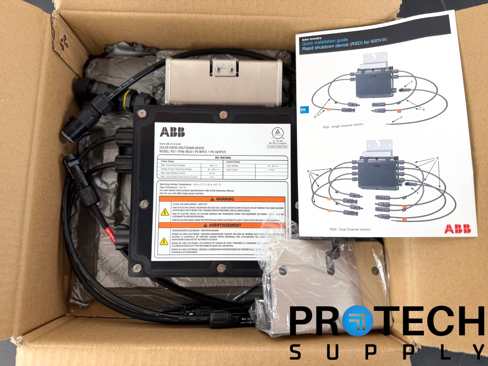 NEW ABB Solar Rapid Shutdown Device (RSD) RS1-1PN6-MC4 with WARRANTY