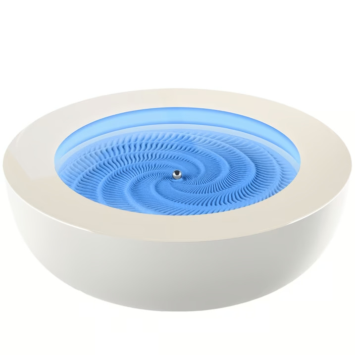 Homedics Drift Sandscape 21″ Kinetic Sand Table Cream ST-400-CE New in Box