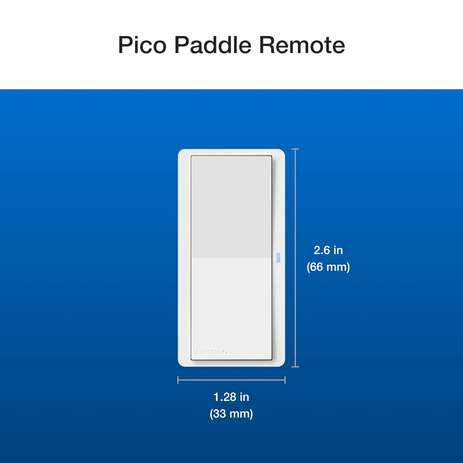 Paddle Pico Remote for Caseta Smart Dimmers/Switches, On/Off Control, for Table