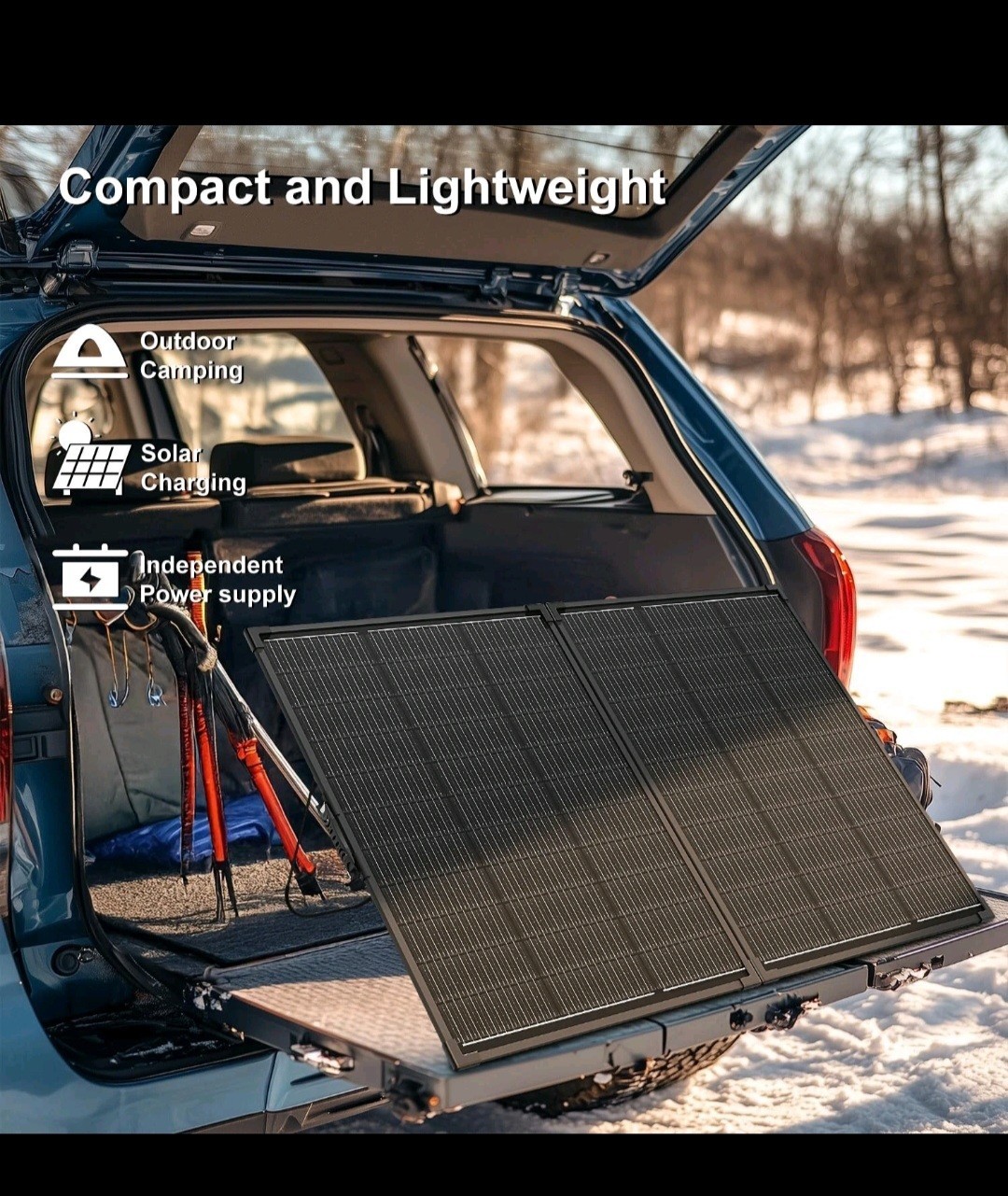 200W Portable Solar Panel Kit,23.5% High Efficiency 12BB Cells,Ultra-Thin 1.6…