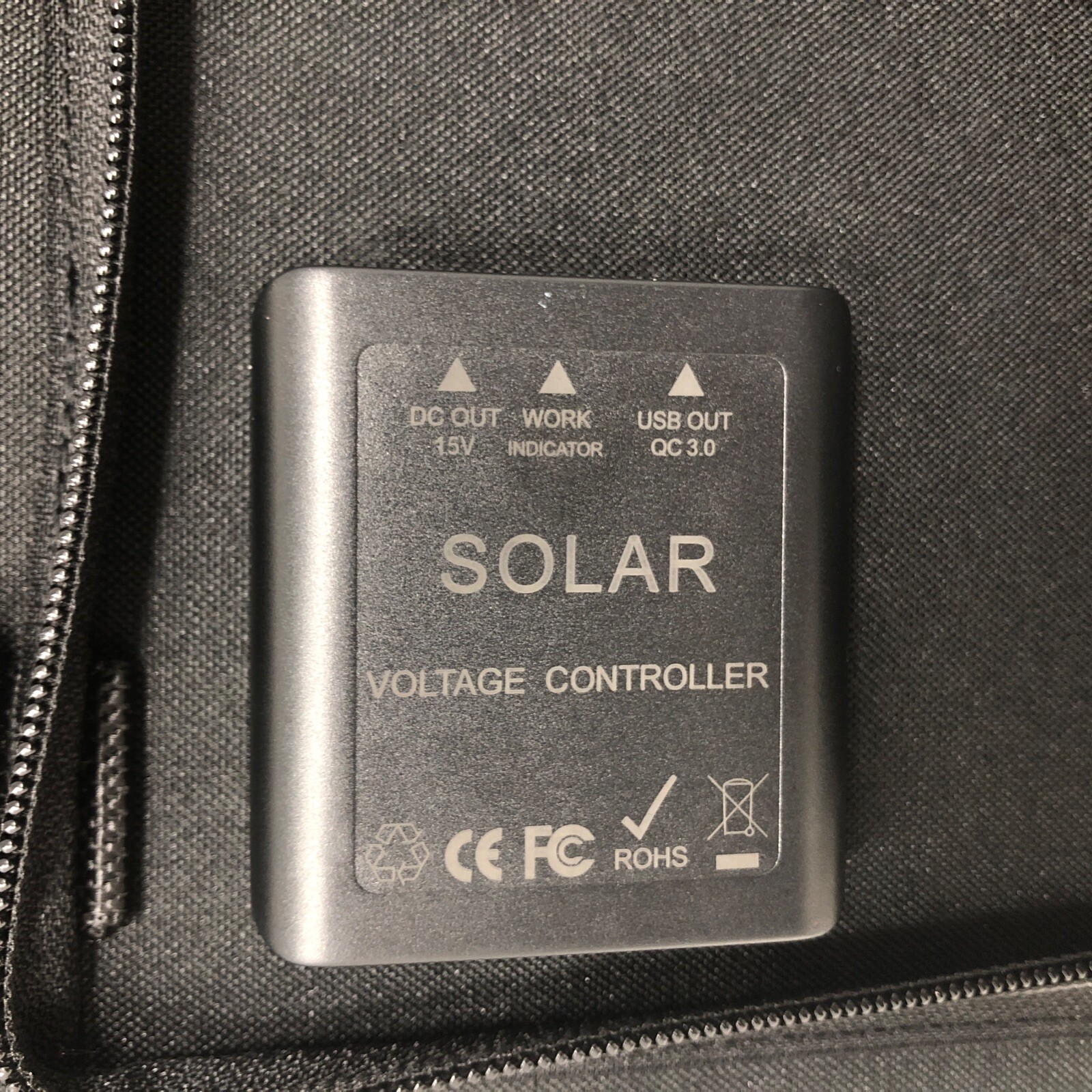40W Foldable Portable Solar Panel with USB QC 3.0, 15V DC Output