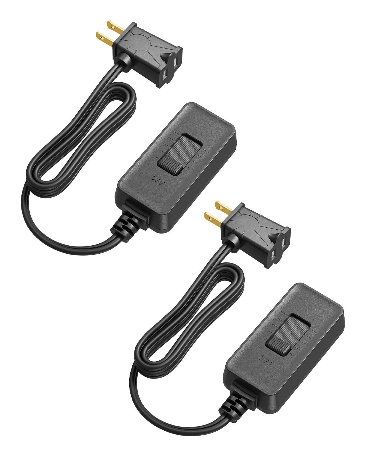 DEWENWILS Lamp Dimmer 2 Pack Plug in Slide Control 300W Incandescent