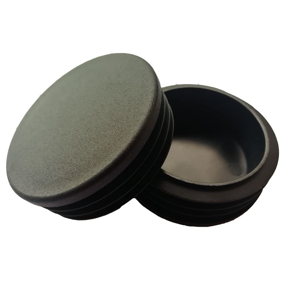 CaSuTong 2 Inch (50mm) Round Plastic Plugs, Tubing End Cap, 2 inch-8pcs