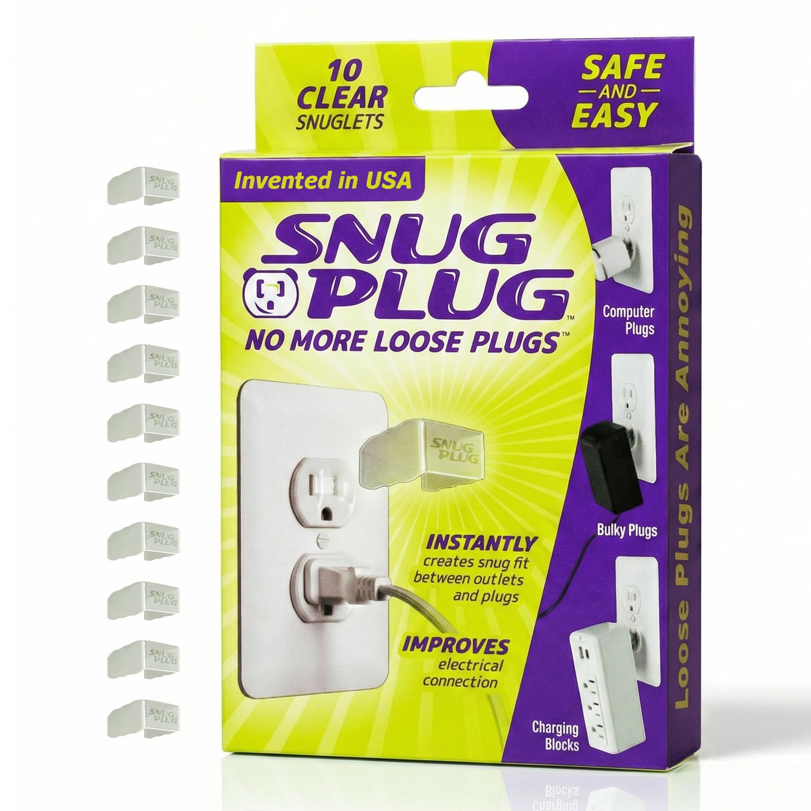 Loose Outlet Plug Fix & Outlet Insert | Prevent Plug from Being Unplugged & S…
