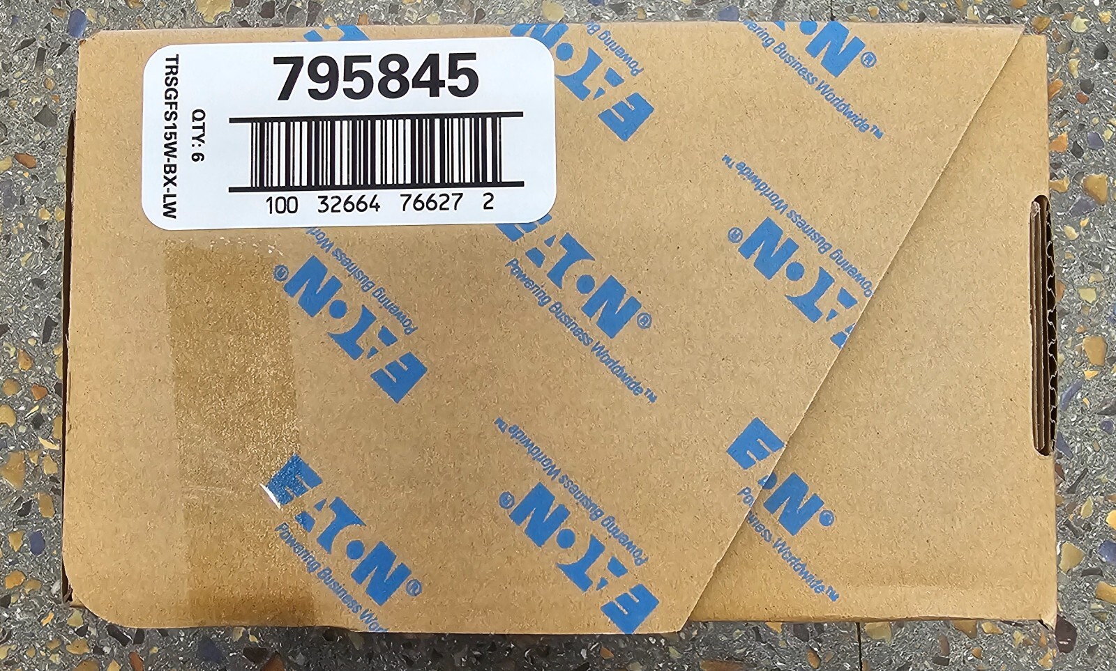 (BOX OF 6) EATON🔌 TRSGFS15W 15-Amp 125V GFCI Receptacle With Switch