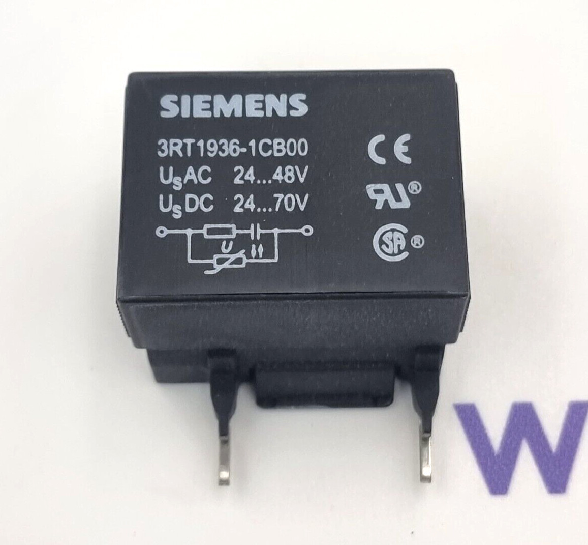 SIEMENS 3RT1936-1CB00 Surge Suppressor (Lot Of 2 Pcs)