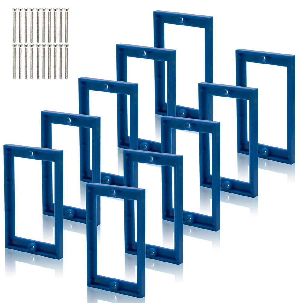 1 Gang Outlet Box Extender 1/4 inch Heat Resistant ABS Plastic Material