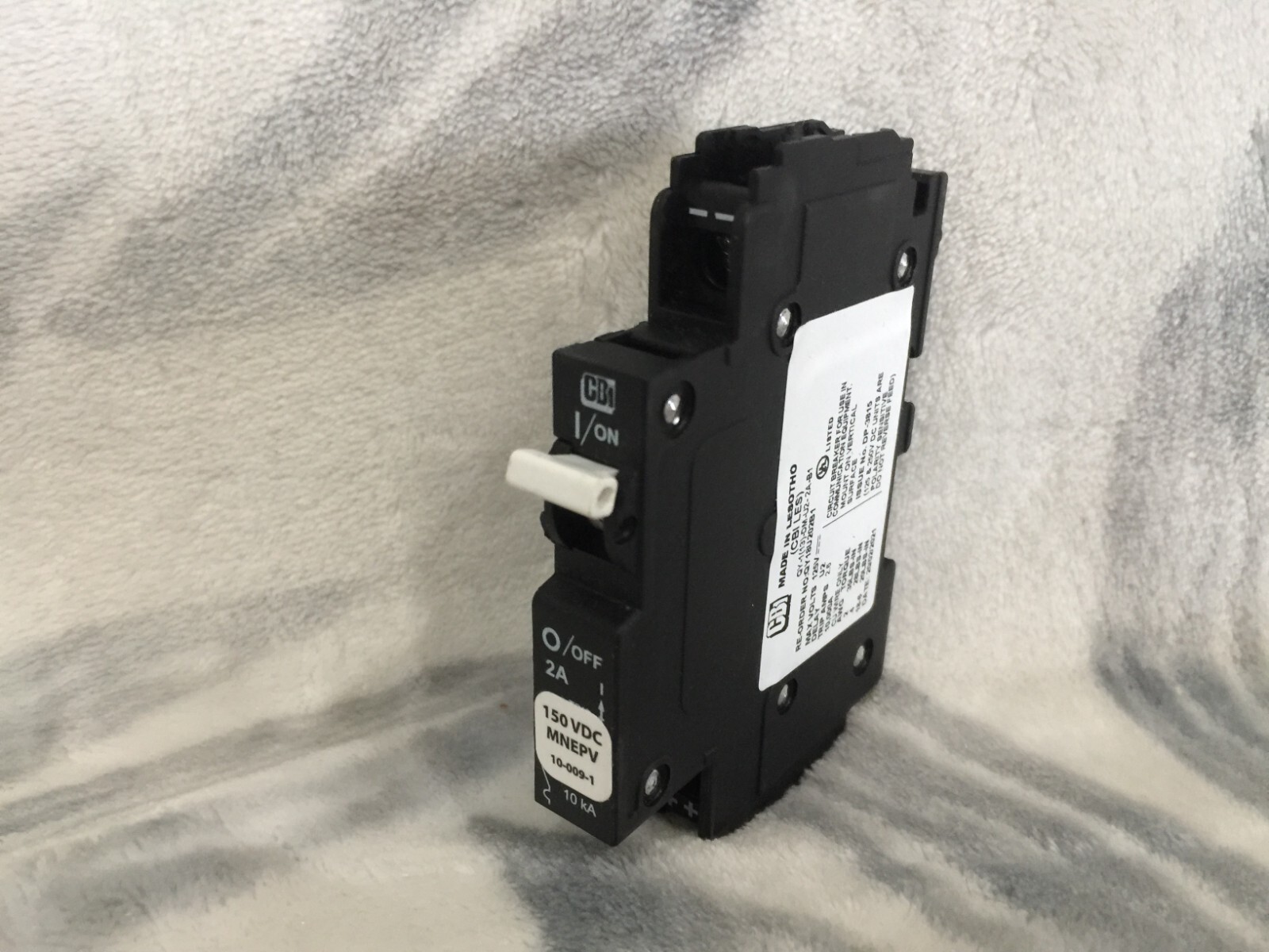 Midnite Solar, Breaker, 2 Amp, 150Vdc, Din Rail Mount, MNEPV2 New