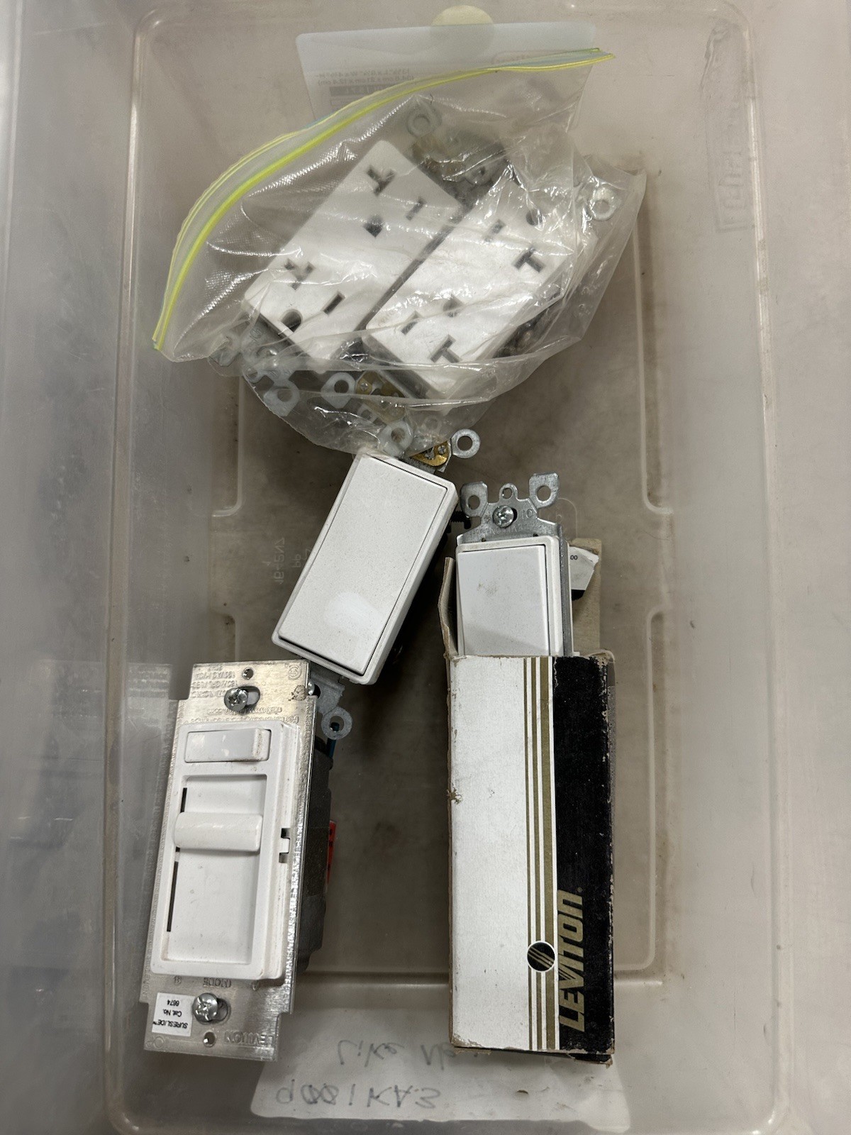 LOT OF 30+* Leviton Outlets & Switch + MORE