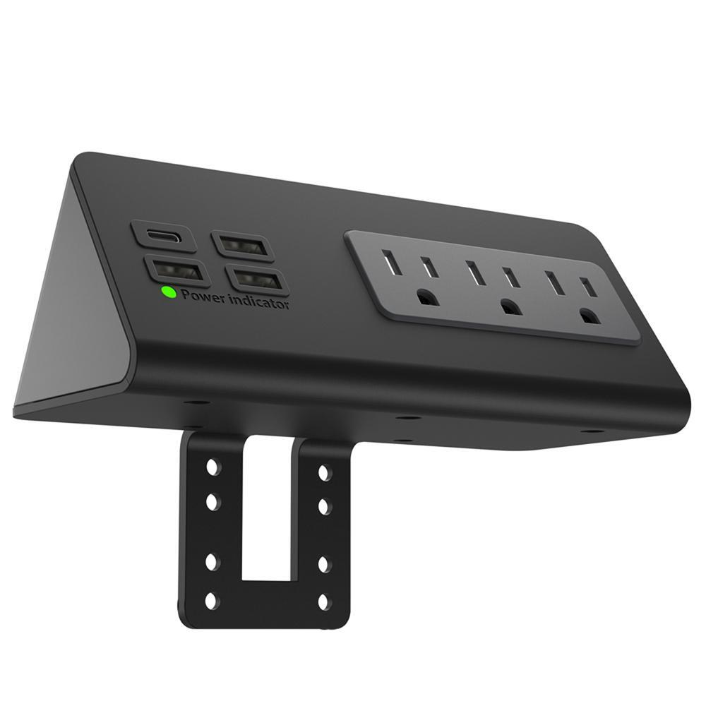 AC Power Type-C Ports Fast Charging Power Strip USB Ports Sockets Home Office