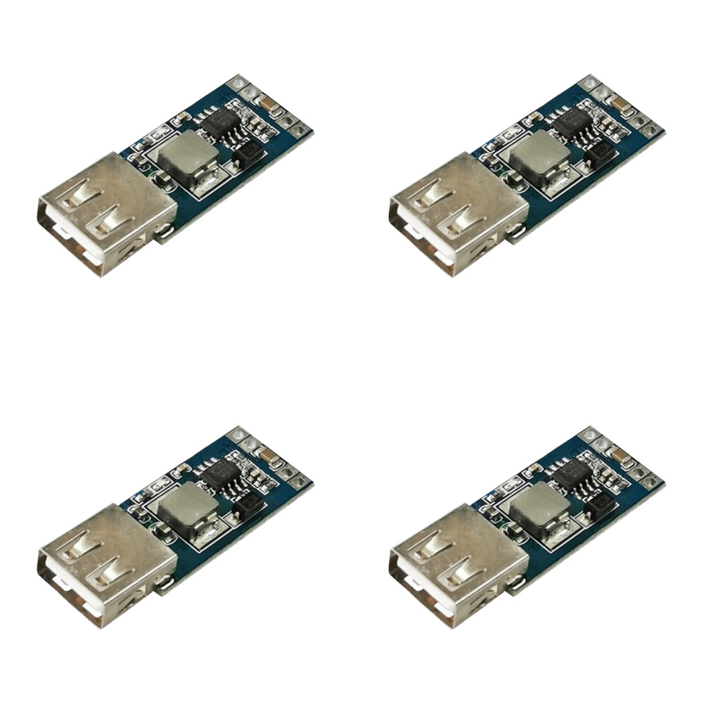 4PCS 5V 3A USB Power Supply PCB 7.5V-28V DC-DC Step Down Charging Module