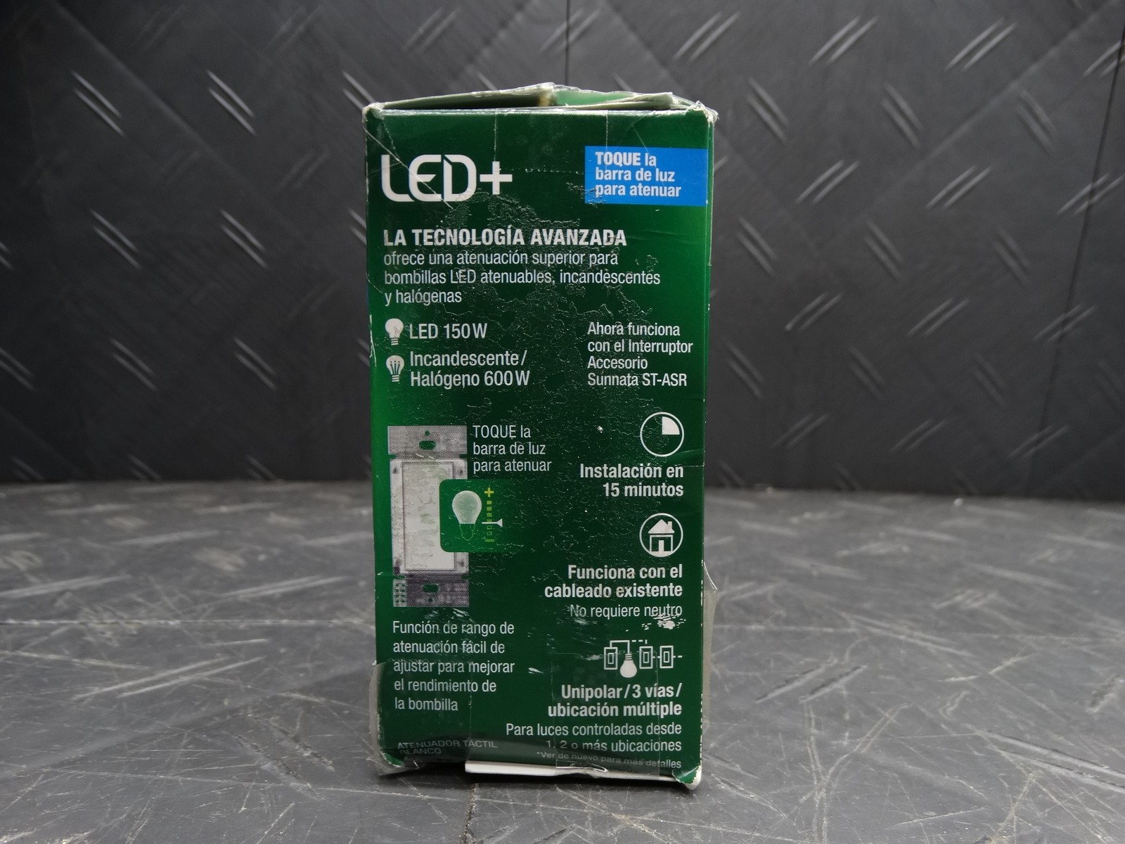 Lutron Sunnata LED+ Touch Dimmer – White (STCL-153MR-WH)