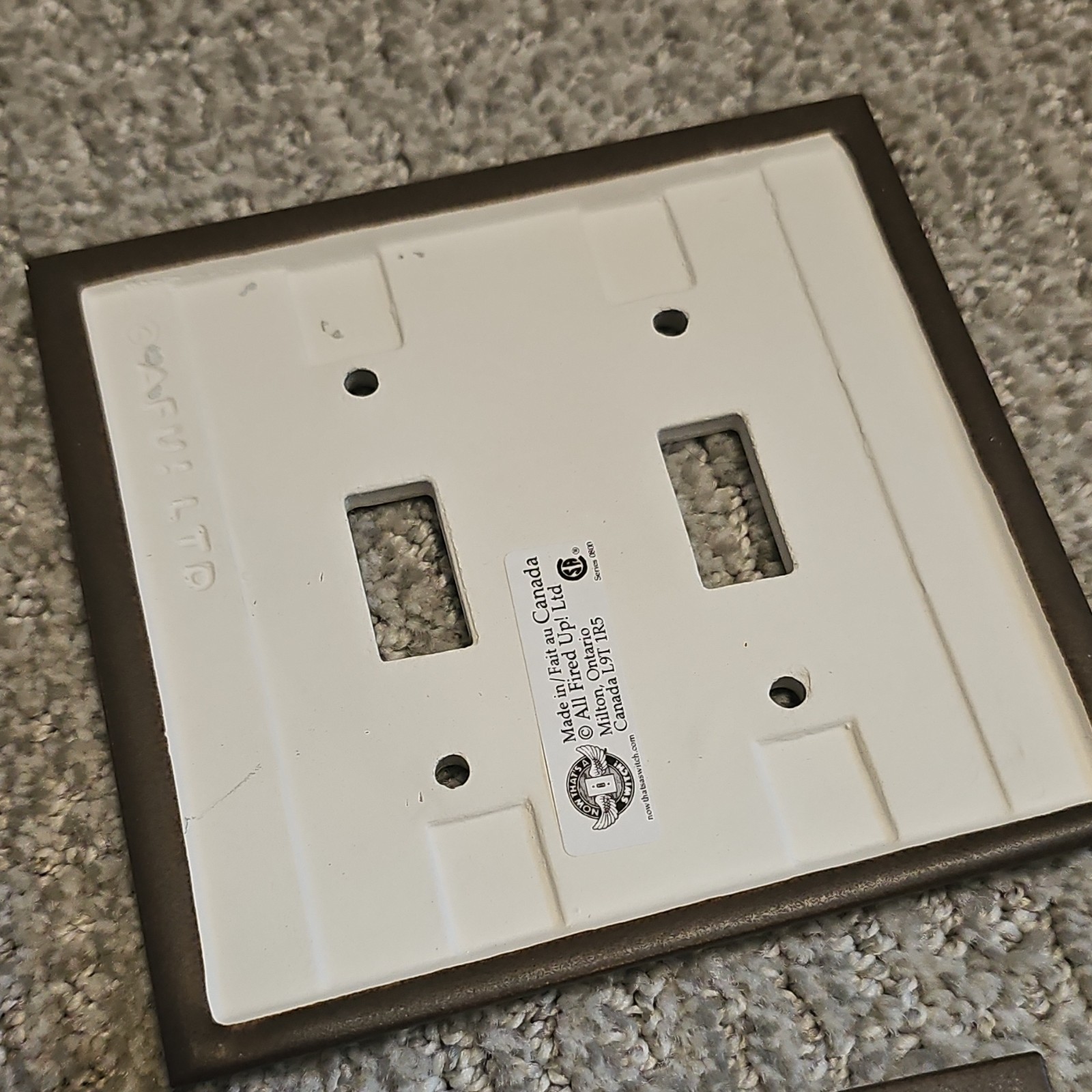 AFU! LTD Ceramic Green Hummingbird Decorative 1, 2 & 3-Gang Switch Wall Plates