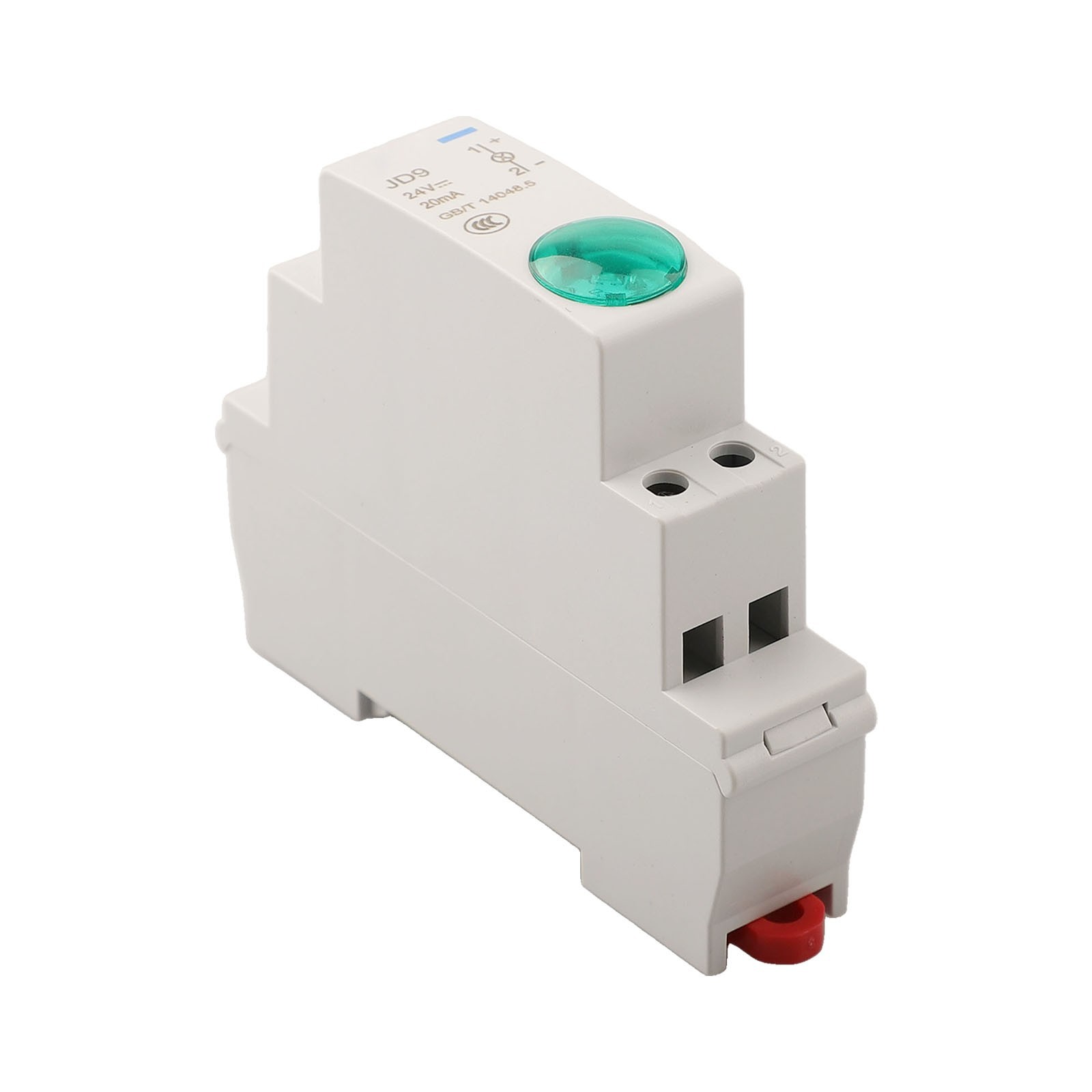 Din Rail Mount Signal Lamp Series AC/DC 24V Indication For Pilot Lights JD9 New