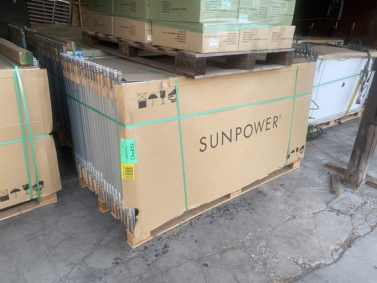 Solar panel Sun Power Solar Panels With Mounts & Optimizers Built In Buy 1-100