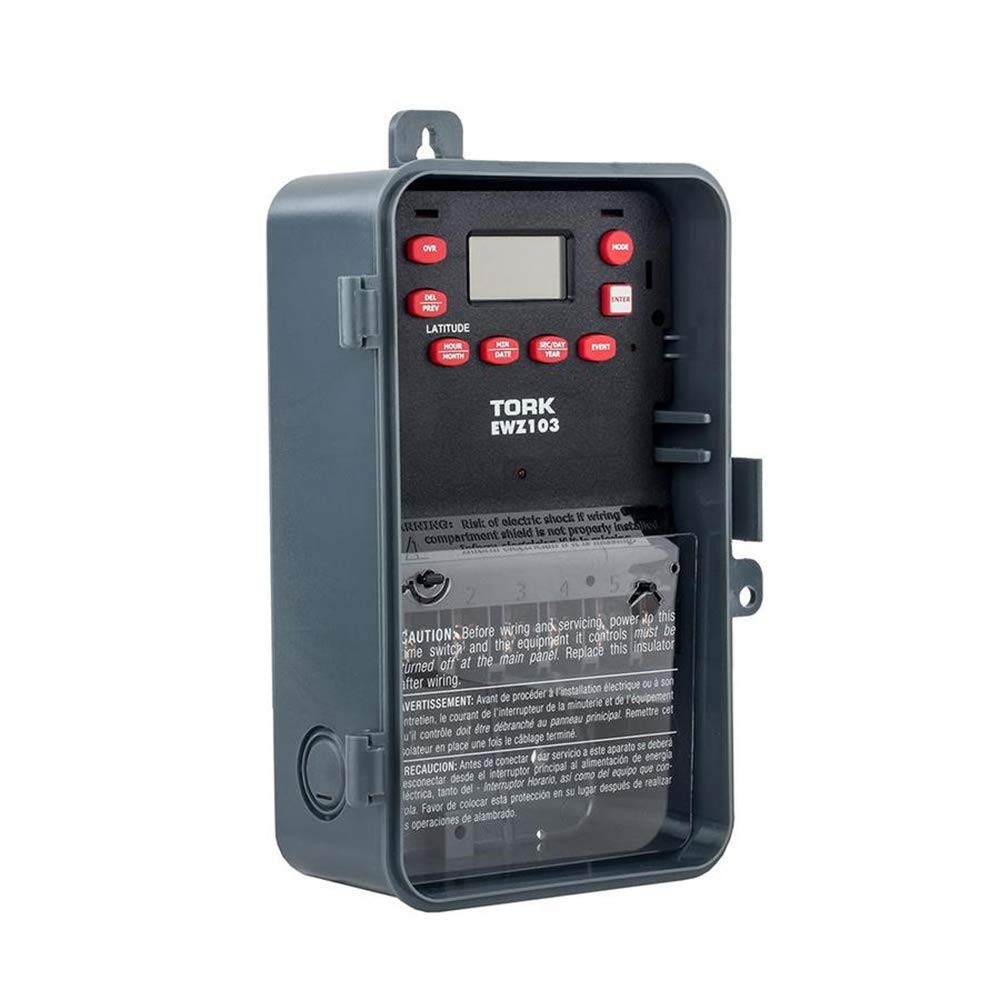 Nsi Ewz103 Astronomic 7 Day Digital Time Switch Dpst 120-277V Ip54