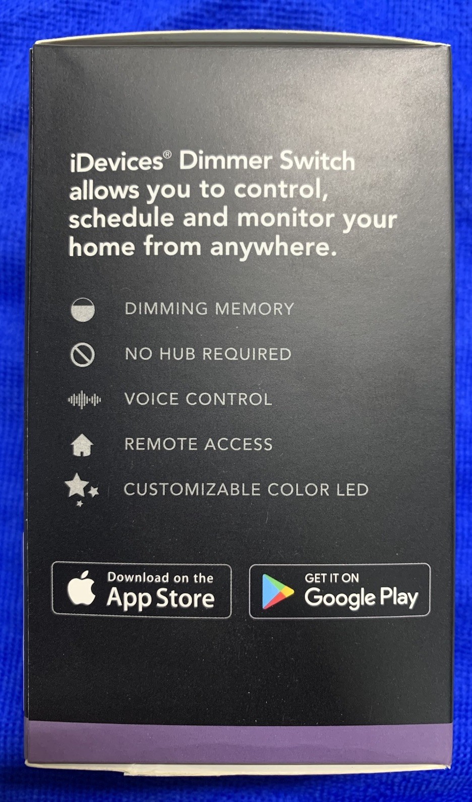 iDevices IDEV0009 120VAC Wi-Fi Enabled Smart Dimmer Switch w/ Alexa, Google