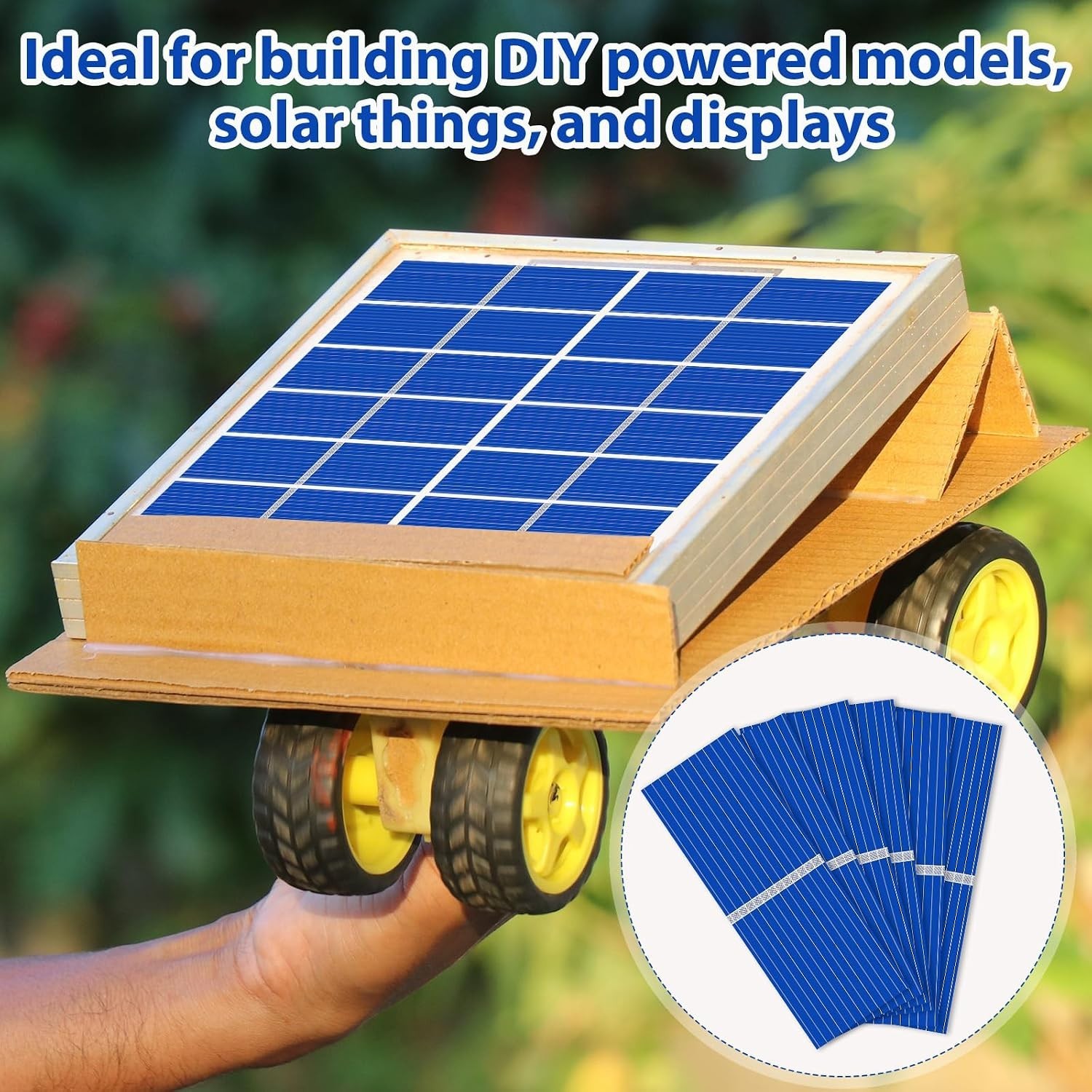 Lightweight 200PCS DIY Micro Solar Cells – Efficient 0.5V 400mA Energy Source