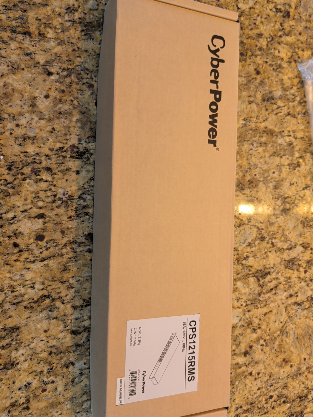 CyberPower CPS1215RMS Rackmount Surge Protector 120V/15A 12-Outlet 15ft Cable