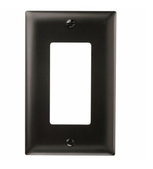 (20-PACK) LEGRAND P&S TP26-BK 1 GANG TRADEMASTER WALL PLATE *S67
