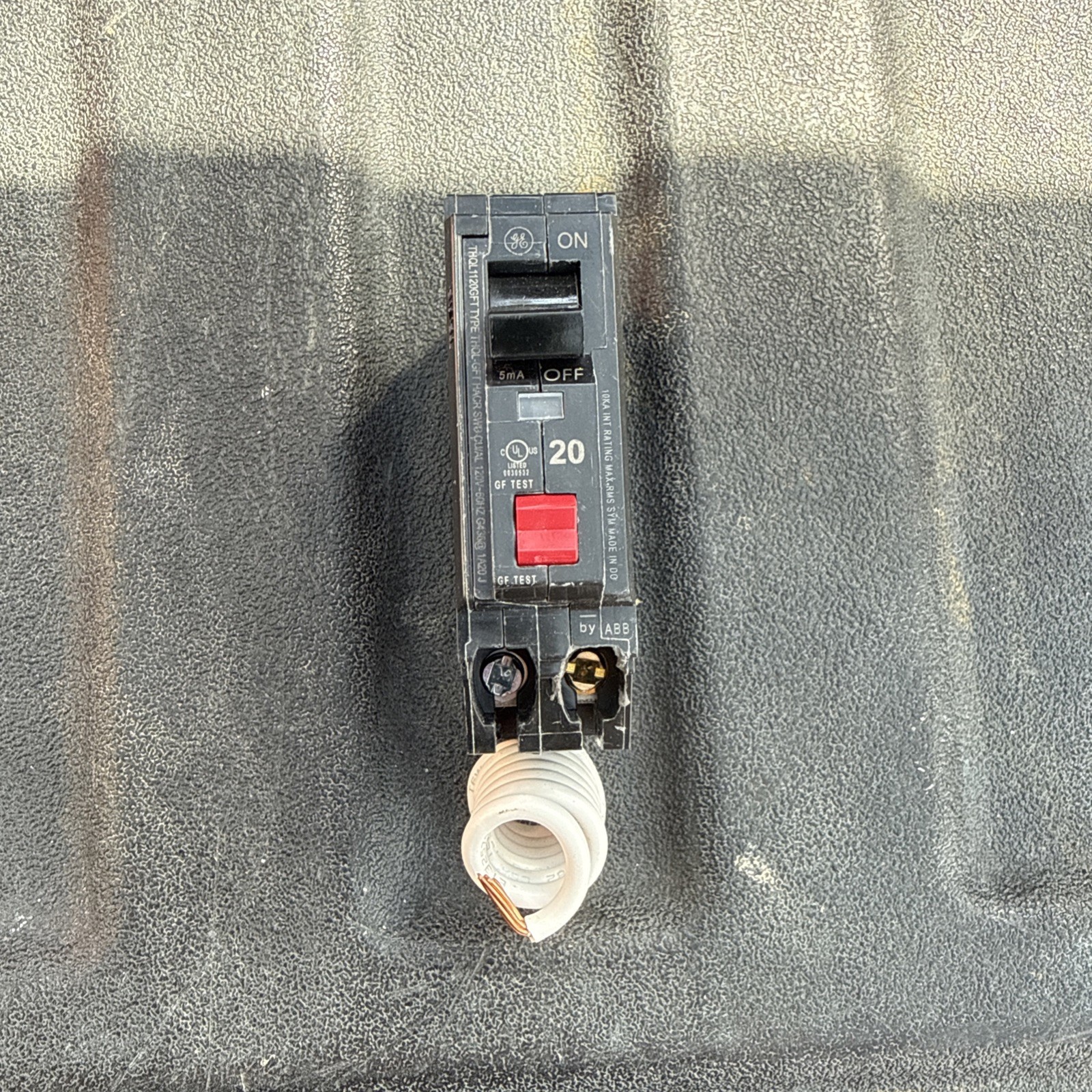 GE THQL1120GFTP Single Pole 20A GFCI Circuit Breaker