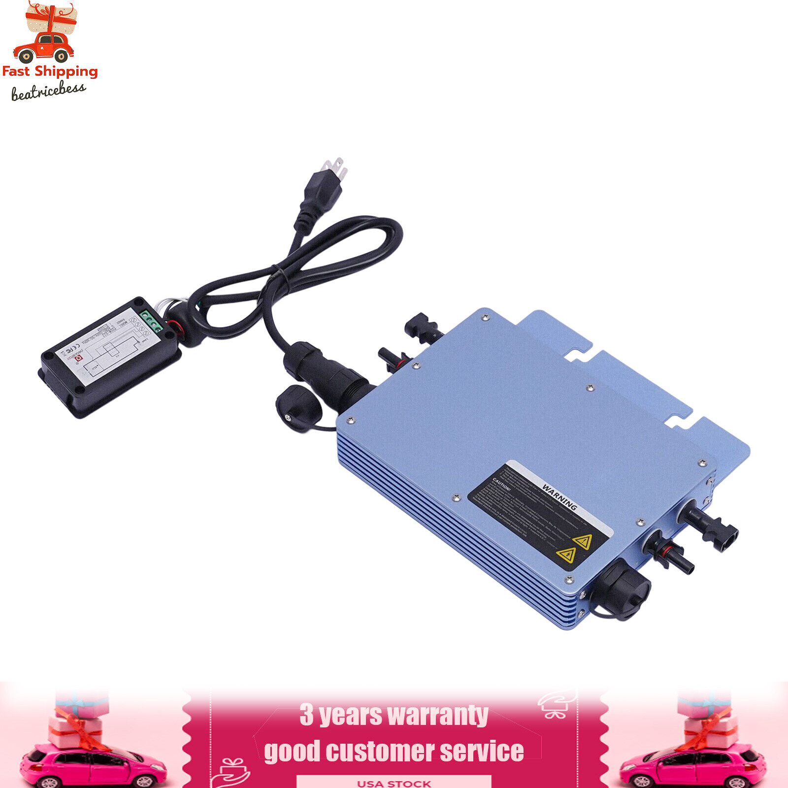 IP65 Waterproof Microinverter 600W Solar Grid Tie Micro Inverter for Solar Panel