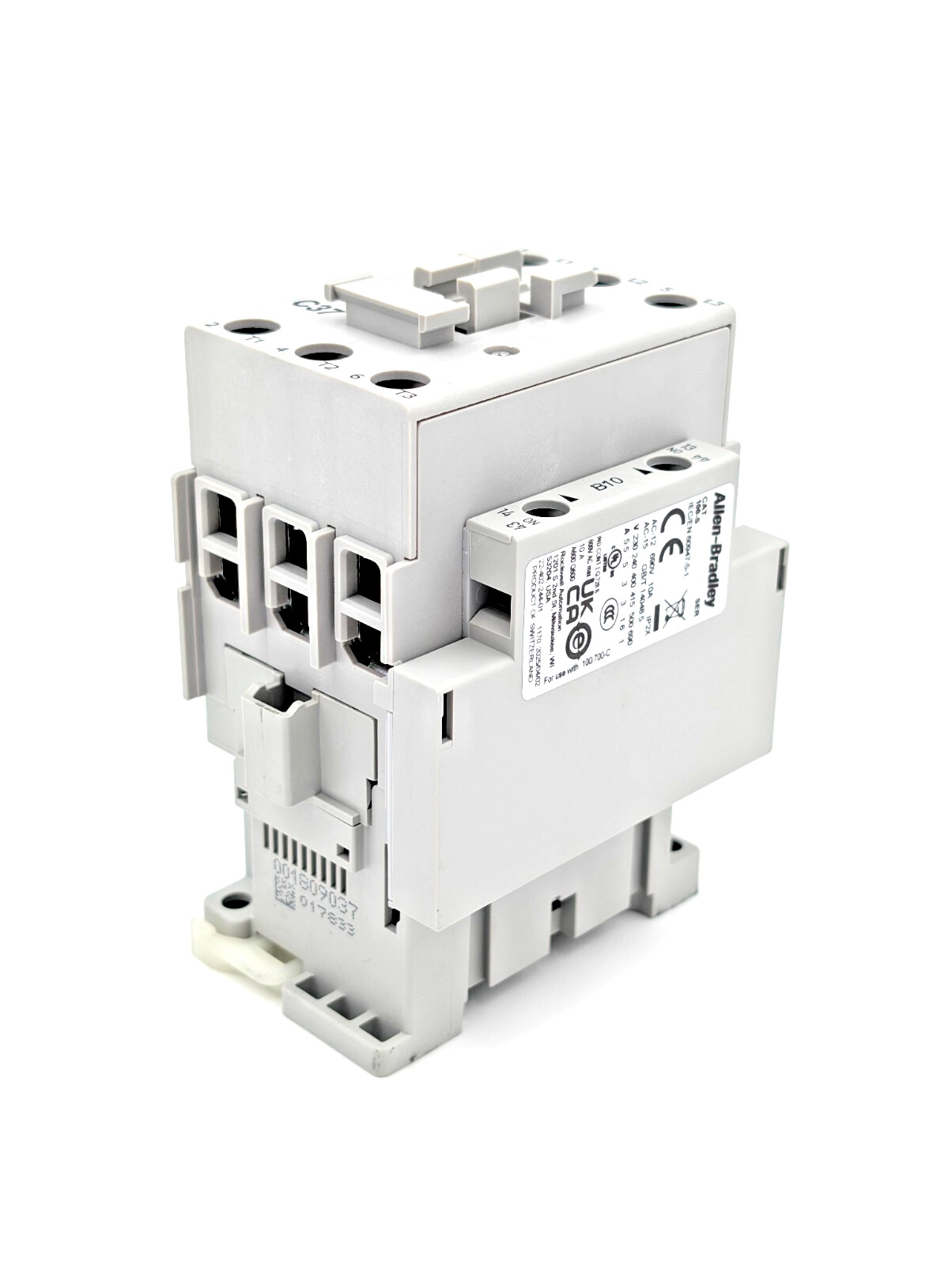 Allen Bradley 100-C37D10 120V 37AMPS Contactor 110-120VAC 3-Pole NEW IN BOX USA