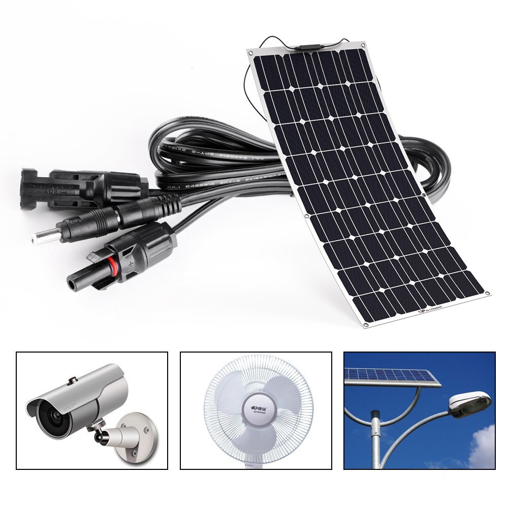 ALLPOWERS Solar Extension Cable with Female and Male Connector to DC 5.5mm