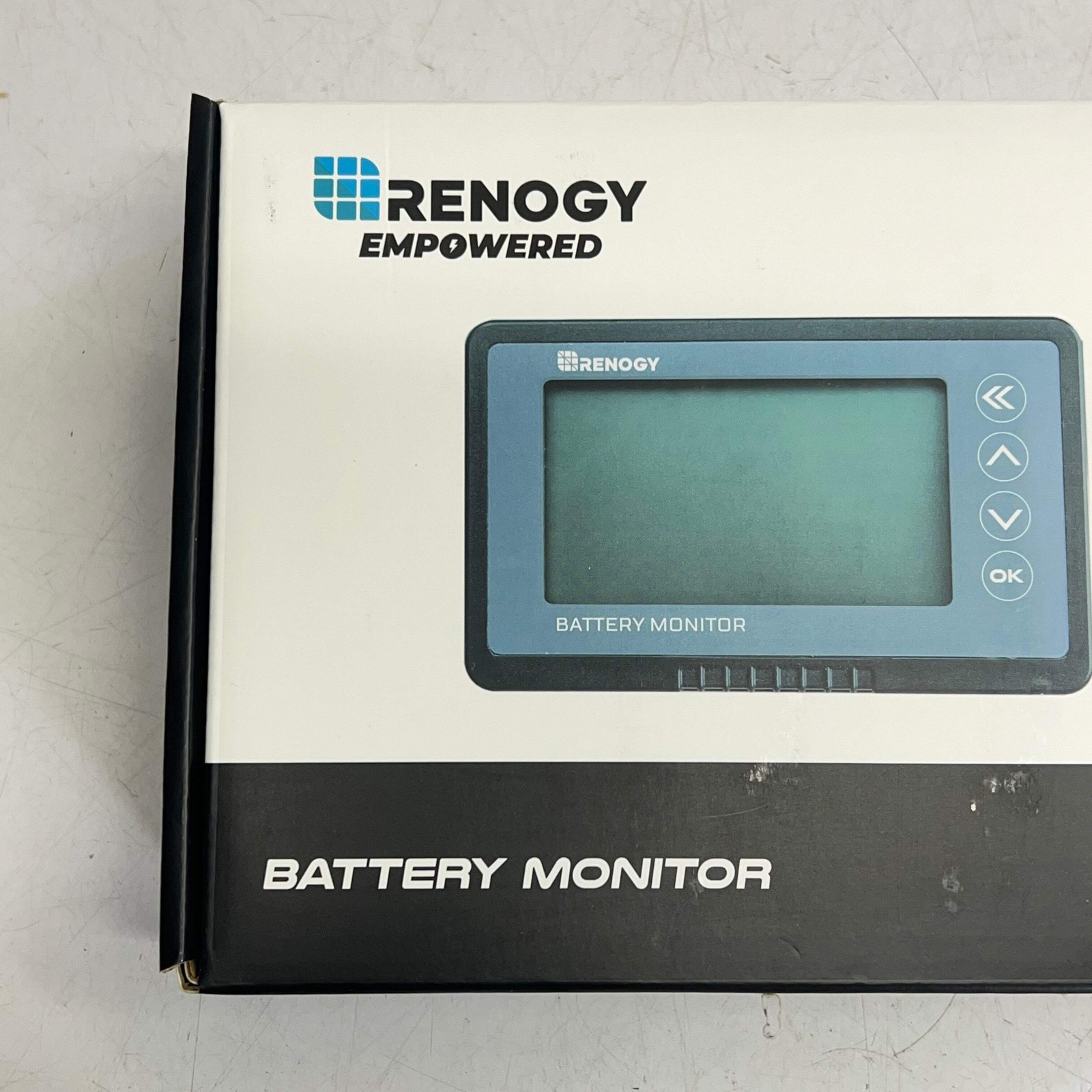 RENOGY Battery Monitor W/ Shunt 500A 120V Black RBM500-G3-US