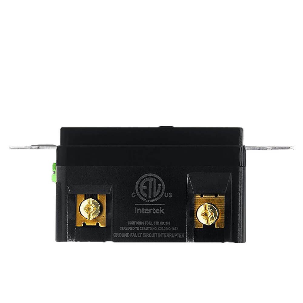 GREENCYCLE 4PK GFCI 20Amp Black Outlet Outdoor Weather Resistant, ETL Certified
