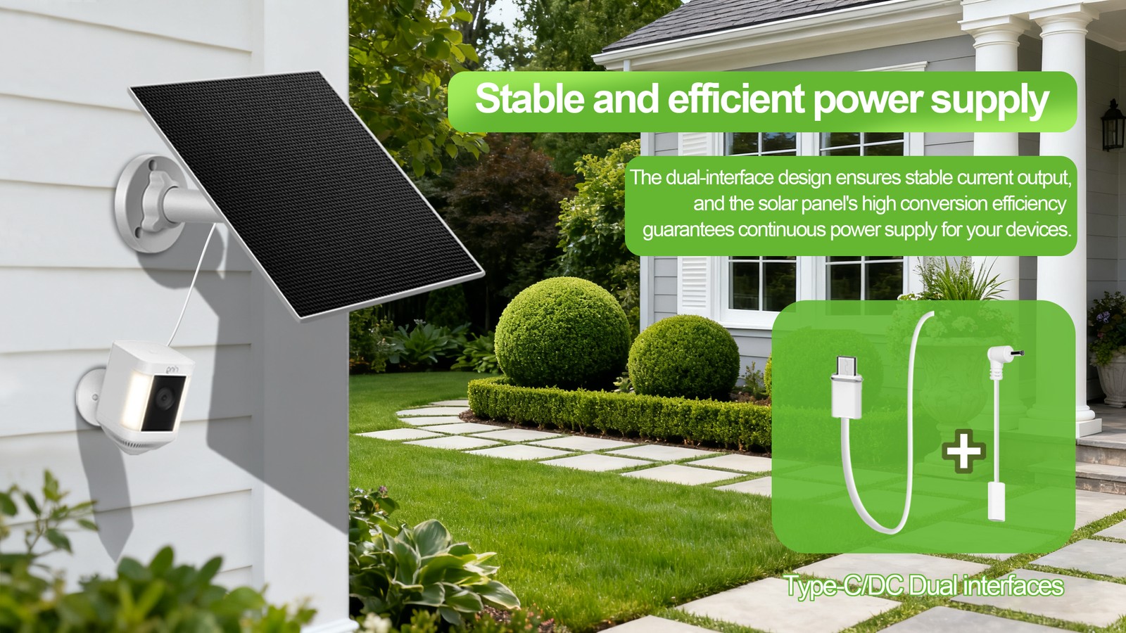 Ring Solar Panel for Ring Spotlight Cam/Stick Up Cam 3 Watt