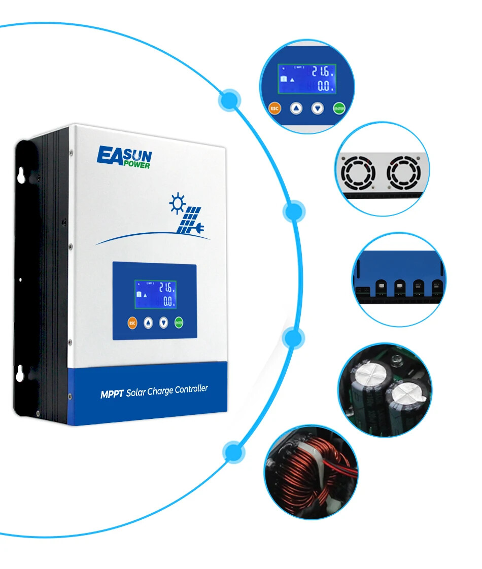 MPPT 100A 80/60/40/30A Solar Charge Controller 12V 24V 36V 48V Battery Regulator