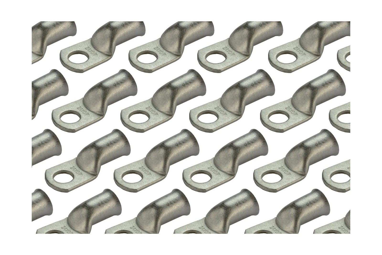 TEMCO 100 Pack Tinned Copper Welding Battery Cable Ends, Lugs Terminal 4/0 AW…