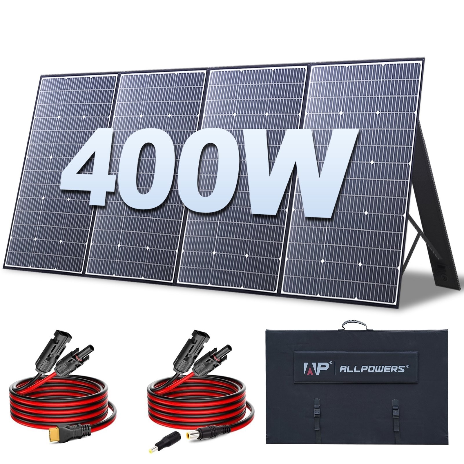 400W Portable Solar Panel Waterproof Foldable Poly RV Solar Panel Kit