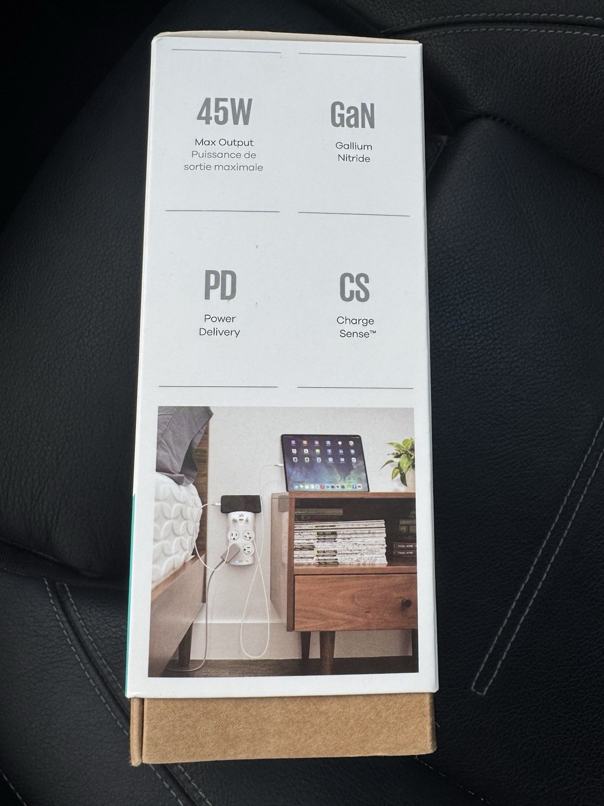 360 Electrical Revolve45 Surge Protector 3 Outlets USB-C PD 45W 1080J