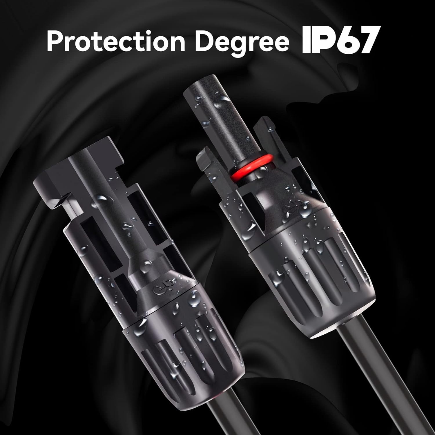 1 Pair Solar Y Branch Connectors – Parallel Adapter with Waterproof Rating